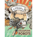 Steampunk Robots Coloring Book