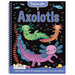 Velvet Art: Axolotls: Activity Book with Velvet Coloring Pages and Holographic Stickers