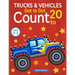 Trucks and Vehicles: Dot To Dot Count to 20 (Kids Ages 3-5)