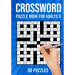 Crossword Puzzle Book for Adults II: Quick Daily Cross Word Activity Books 90 Puzzles (UK Version)