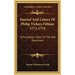 Journal and Letters of Philip Vickers Fithian 1773-1774: A Plantation Tutor of the Old Dominion