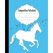 Composition Notebook: Fun Unicorn Composition Notebook Wide Ruled 7.5 x 9.25 in, 100 pages book for kids, teens, school, students and gifts