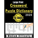 Crossword Puzzle Dictionary For Adults 2020: +90 Crossword Puzzles Medium Difficulty Large-Print