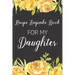 Recipe Keepsake Book For My Daughter: Treasured Family Recipes to Pass Down to the Next Generation