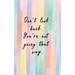 Internet Password Tracker: Usernames and Passwords Tracker Discreet Title on Spine Only - Watercolor Don't Look Back