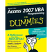 Access 2007 VBA Programming for Dummies
