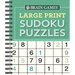 Brain Games - Large Print Sudoku Puzzles (Green)