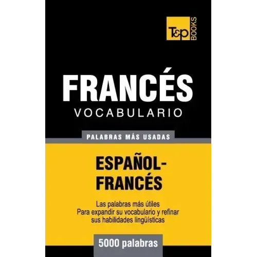 Vocabulario español-francés - 5000 palabras más usadas