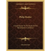 Philip Hooker: A Contribution to the Study of the Renaissance in America