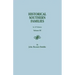 Historical Southern Families. in 23 Volumes. Voume III