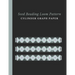 Seed Beading Loom Pattern Cylinder Graph Paper: Bonus Materials List Sheets for Each Bead Looming Pattern Design