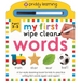My First Wipe Clean Words (Priddy Smart): A Fun Early-Learning Book for Kids to Practice Their Pen Control Skills