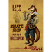 Life is a Pirate Ship Run by a Velociraptor