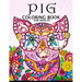 Pig Coloring Book for Adults: Cute Animal Stress-relief Coloring Book For Adults and Grown-ups