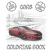 Cars Coloring Book: From The Oldest To The Newest Cars Designs