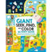 Giant Seek, Find, and Color Activity Book: Includes Fun Facts and Bonus Challenges!