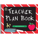 Chalkboard Teacher Plan Book