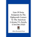 Lists of Swiss Emigrants in the Eighteenth Century to the American Colonies V1: Zurich, 1734-1744 (1920)