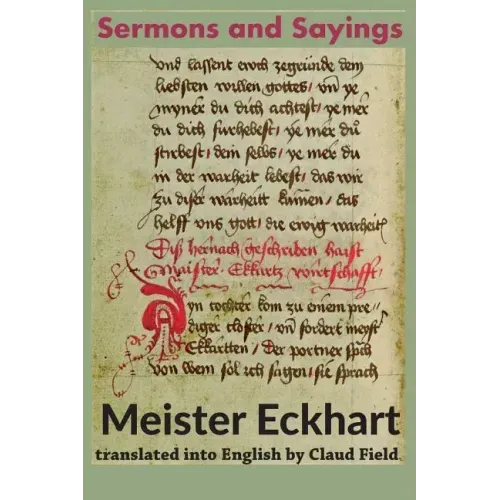 Sermons and Sayings