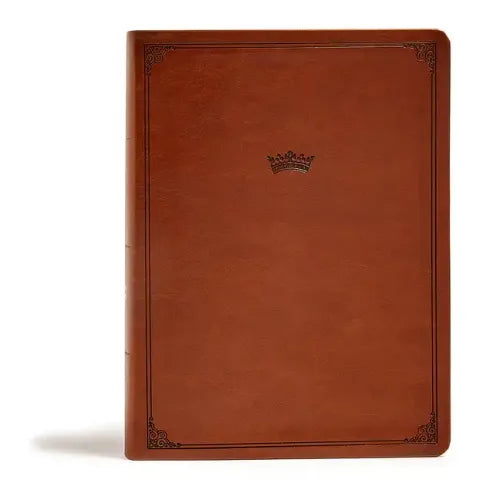 CSB Tony Evans Study Bible, British Tan Leathertouch, Indexed: Study Notes and Commentary, Articles, Videos, Easy-To-Read Font