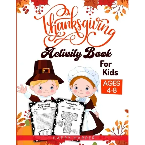 Thanksgiving Activity Book For Kids