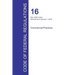 Code of Federal Regulations Title 16, Volume 2, January 1, 2016
