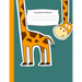Composition Notebooks: 8.5 x 11,100 Wide Ruled Line Paper, Cute School Notebook, School Composition Notebooks, Back to school, Giraffe