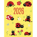 Ladybug Daily Planner 2026: Make 2026 a Productive Year! Cute Weekly Organizer with Red Insect January-December (12 Months)