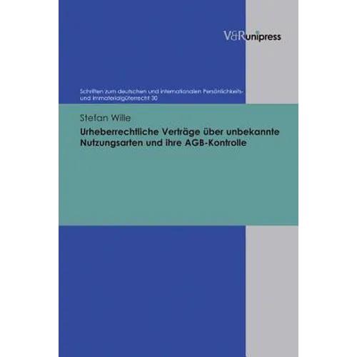 Urheberrechtliche Vertrage Uber Unbekannte Nutzungsarten Und Ihre Agb-Kontrolle
