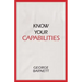 Know Your Capabilities