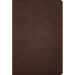 KJV Large Print Thinline Bible, Holman Handcrafted Collection, Brown Premium Goatskin