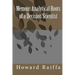 Memoir: Analytical Roots of a Decision Scientist