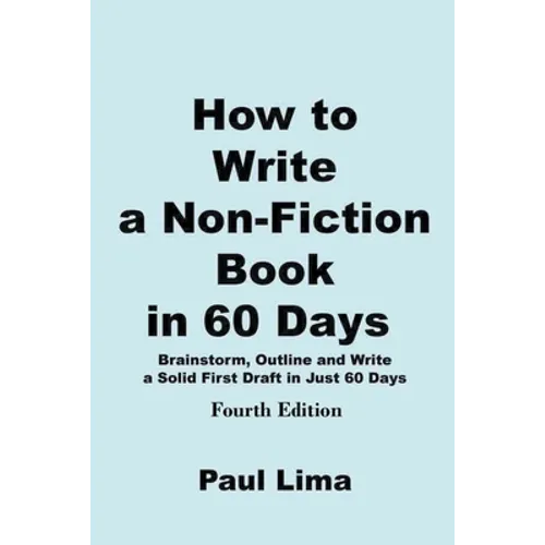 How to Write a Non-fiction Book in 60 Days