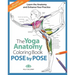 The Yoga Anatomy Coloring Book: Pose by Pose: Learn the Anatomy and Enhance Your Practice - An Educational Anatomy Coloring Book for Yoga Teachers, Me