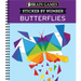 Brain Games - Sticker by Number: Butterflies (14 Images to Sticker)
