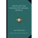 Notes On The Indians Of Sonora, Mexico
