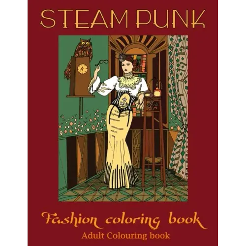 adult coloring books: steampunk coloring book(adult colouring books, adult colouring book for ladies, adult coloring pages)