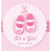 It's a Girl! Baby Shower Guest Book: Pink Ballerina Tutu Theme, Wishes to Baby and Advice for Parents, Guests Sign in Personalized with Address Space,