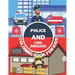 Police And Fire Brigade Coloring Book For Kids: Toddlers, Boys, Girls - Firefighters, Trucks, Buildings And More