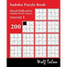 Sudoku Puzzle Book Mixed Difficulties - 200 Puzzles