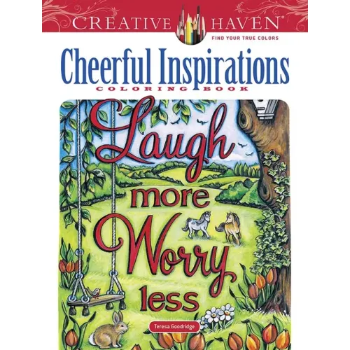 Creative Haven Cheerful Inspirations Coloring Book