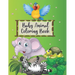 Baby Animal Coloring Book: Super Fun Wild Baby Animals to Color included Giraffe Elephant Lion Tiger Squid Llama and Many More for Kids Preschool