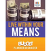 Live Within Your Means Budget Planner Organizer