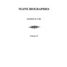 Maine Biographies. Volume II [originally in Four Volumes; This Volume II Is the Reprint of the Original Volume IV--Biographies]