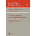 Category Theory and Computer Science: Edinburgh, Uk, September 7-9, 1987. Proceedings