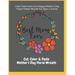 Color Paste And Cut A Happy Mother's Day Paper Flower Wreath For Ages 5 And Up Cut, Color & Paste Mother's Day Floral Wreath