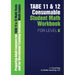 TABE 11 and 12 Consumable Student Math Workbook for Level E