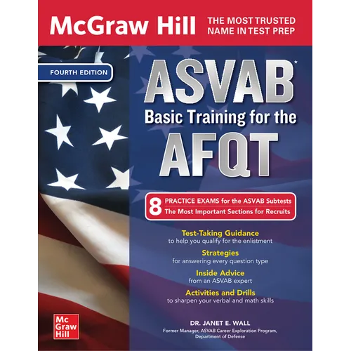 McGraw Hill ASVAB Basic Training for the Afqt, Fourth Edition