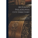 McElroy's Philadelphia City Directory; Volume 1862