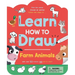 Learn How to Draw: Farm Animals: With Over 50 Stickers & Lots to Color